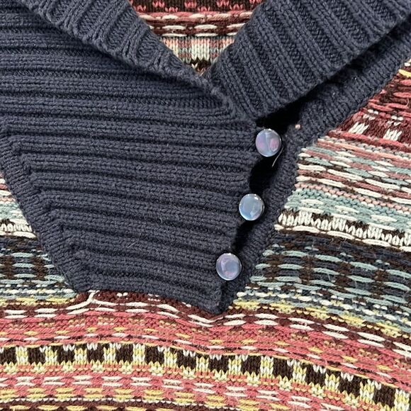 Striped Multicolor Women's Sweater - Picture 2 of 6